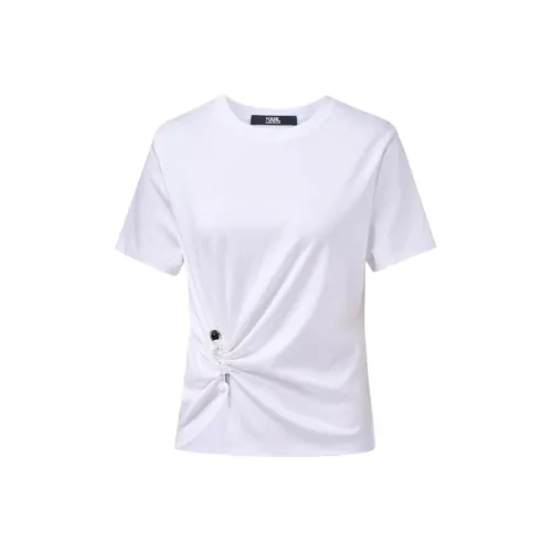 KARL LAGERFELD SS25 Стандартная T-рубашка Женская