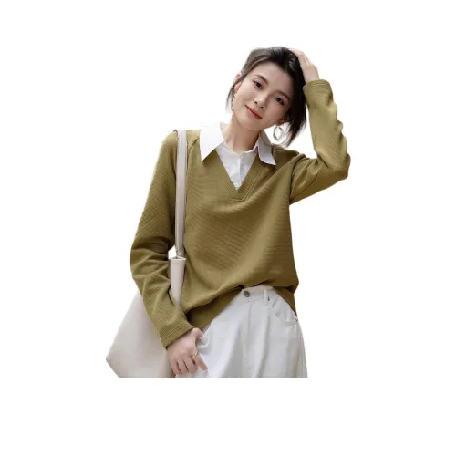 Dme Горчичный Желтый Женский Свитшот