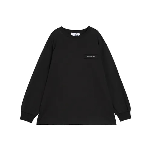 SUNTOMORROW T-рубашка 2025 Осенне-зимний Черный Натуральный Белый Подростки