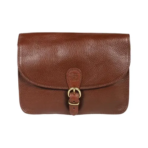 Il Bisonte Телячья кожа Сумка через плечо Мини Унисекс Коричневый