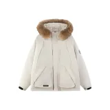 Экрю Хлопковый пуховик