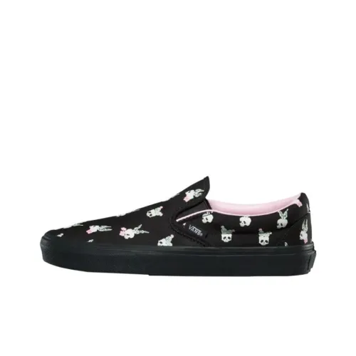 Vans CLASSIC Slip-On Скейтборд Кроссовки Мужские Черные