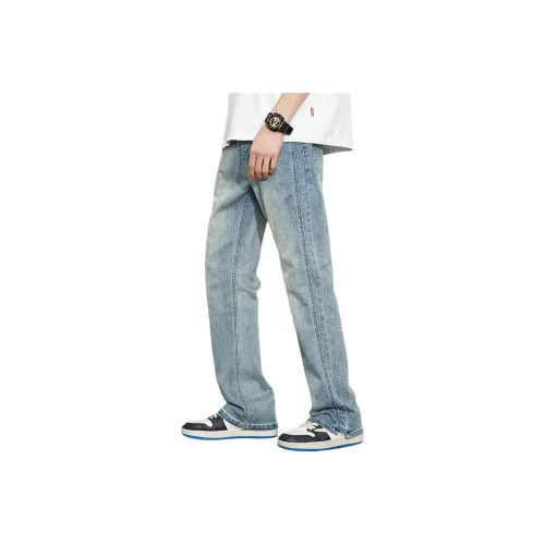 DASDCG Ностальгический синий Мужские Джинсы