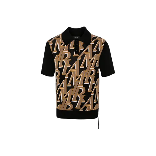 AMIRI Мужская черная поло