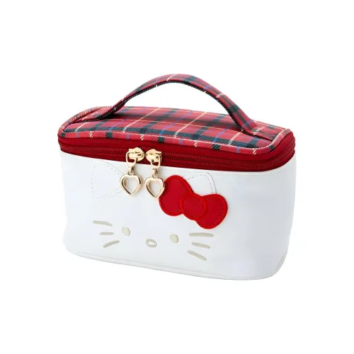 Sanrio PU (полиуретан) Косметичка Стандартная Женская Белая и Красная