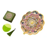 Composite Flower (Gold Sand) Green Set  
Композитный цветок (Золотой песок) зеленый комплект