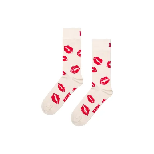 Happy Socks Белый Красный Унисекс MID Носки до икры