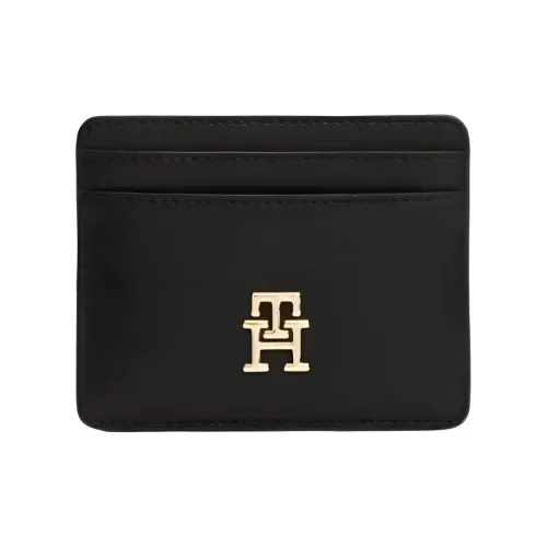Tommy Hilfiger TH Monogram ПУ (полиуретан) Картхолдер Стандартный Женский Черный