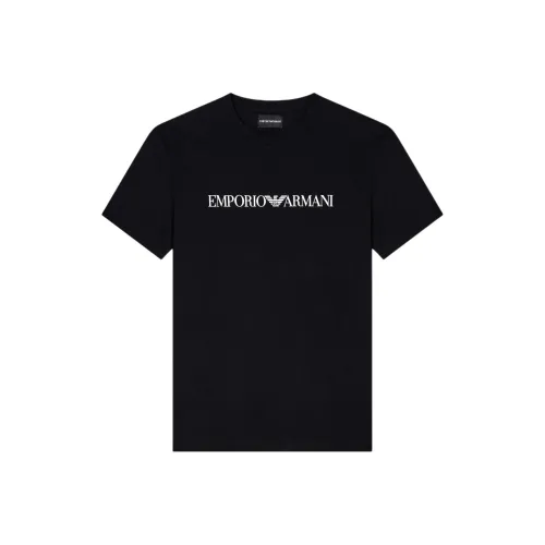 EMPORIO ARMANI Черные Мужские T-Рубашки