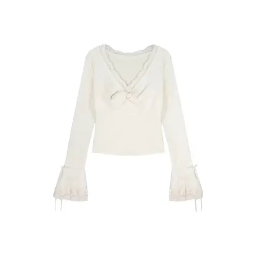 ETSE Абрикос T Рубашка Женская T Рубашка