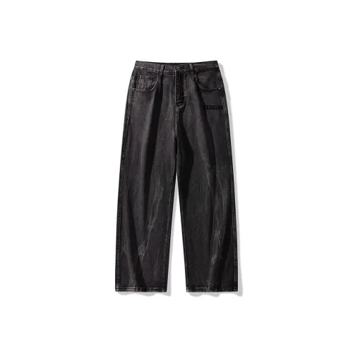 TAIZILONG LLC2511 Камень Мытый серый Мужские Джинсы