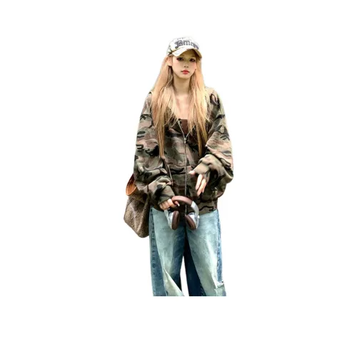 MORii Камуфляж Унисекс Куртки