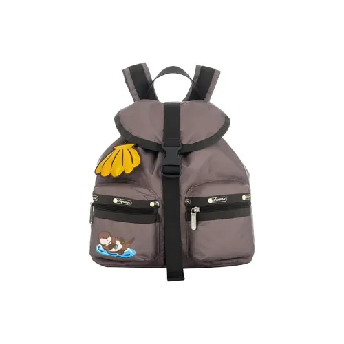 LeSportsac Ткань Рюкзак Средний Унисекс Шоколад