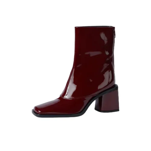 KENZO Botines Cherry Red Women's