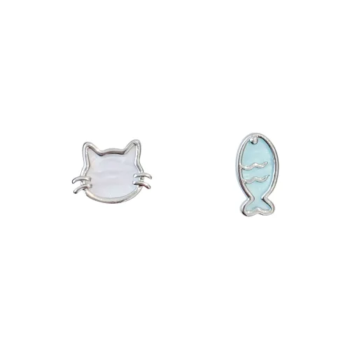 MIDNIGHT MOMENT Сплав Серьги-гвоздики Женские