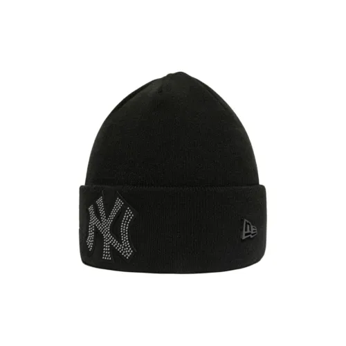 New Era Акриловые шапки-бини унисекс черные