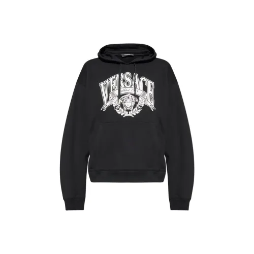 VERSACE Мужские черные свитшоты