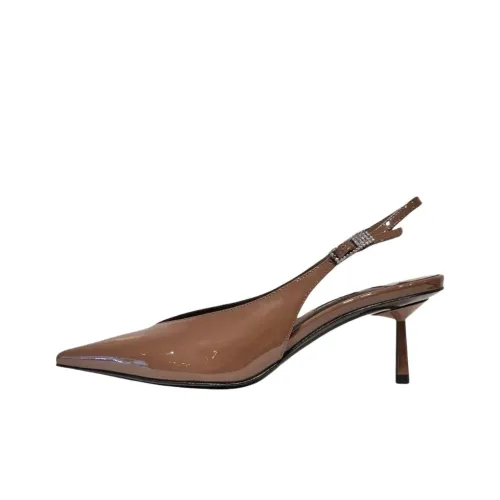 Le Silla Clivage Узкий каблук Высокие каблуки 8 см Женские Коричневый
