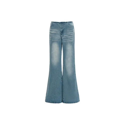 Incolore Синий Женские Джинсы