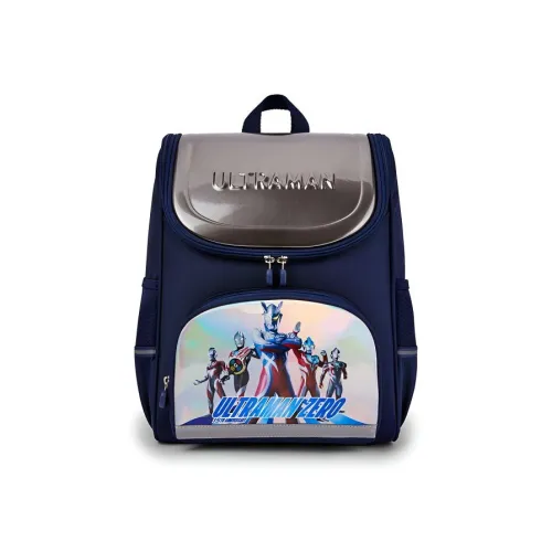 Balabala Ультрамен Коллаборация IP Синтетическая кожа Kids Сумка 40 Детский Железно-серый