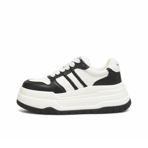 Rosa Bianca Легкие Увеличивающие Высоту Низкие Кроссовки для Скейтбординга Женские