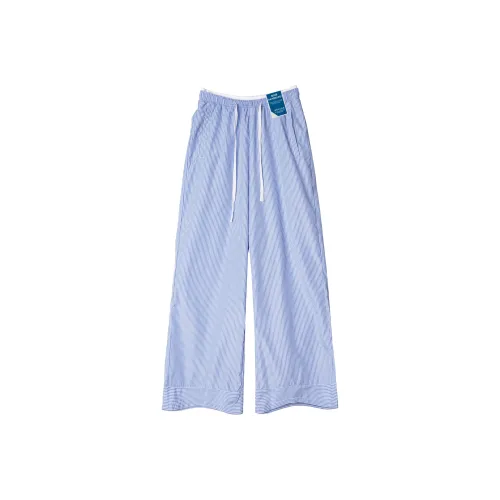 HANDAIWEI Синие Белые Унисекс Повседневные Штаны