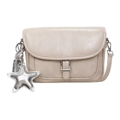 HACIN ПУ (полиуретан) Сумка через плечо Женская Экрю Черный Коричневый Бургунди