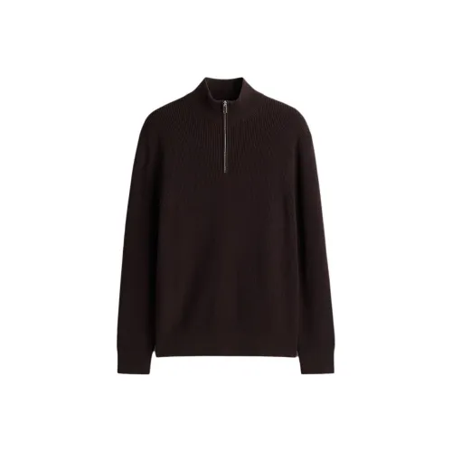 H&M Коричневый Мужской Трикотаж