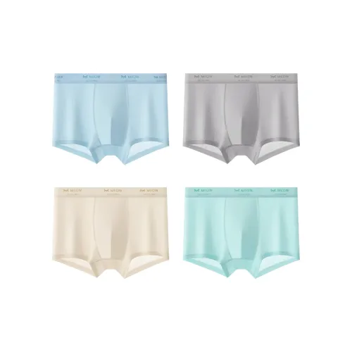 MIIOW 1 упаковка каждого цвета OF 4 Мужские боксер-шорты
