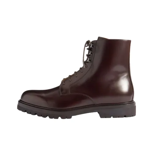 BRUNELLO CUCINELLI ботинки Martin коричневые мужские