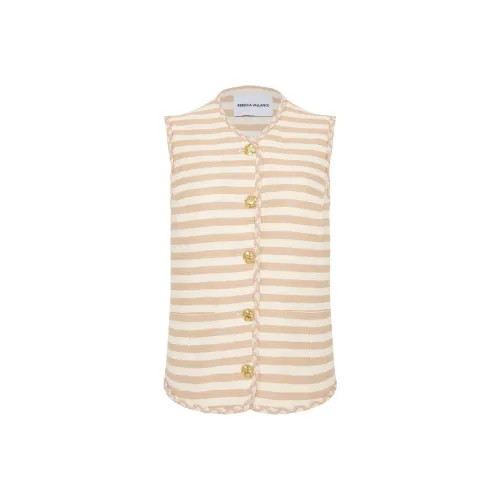 REBECCA VALLANCE SS24 Жилет Женские Бежевый
