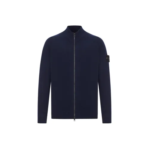 STONE ISLAND Морской синий Мужские свитеры