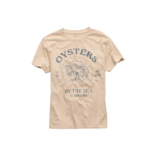 AMERICAN EAGLE Хаки Женские T-рубашки