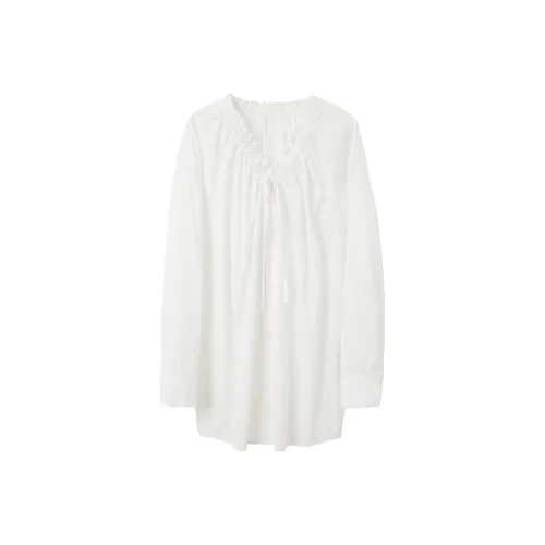 3COLOUR Молоко Белый Женские Рубашки