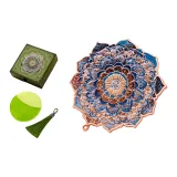 Аой—Лотос (Розовое золото) Зеленый комплект