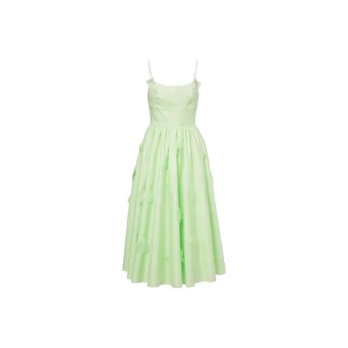 Self Portrait Slip Dress Women's Green Self Portrait Slip Платье Женское Зеленый