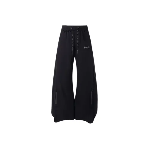 REMEFIT Черные Унисекс Повседневные Штаны