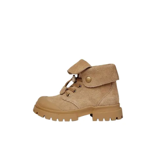 Snoffy Устойчивые к истиранию Баланс Детские ботинки Хаки Коричневый Детский