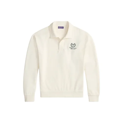 Ralph Lauren Purple Label Белая Мужская Поло