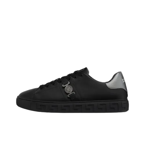 VERSACE Greca Medusa VERSACE Low Топ Скейтборд Кроссовки Мужские Черные