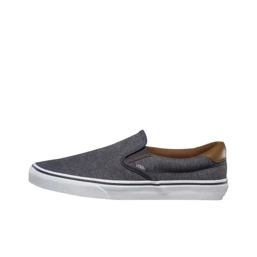 Vans Slip On 59 Скейтборд Кроссовки Мужские Серые