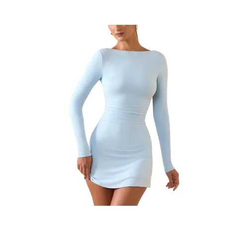 OH POLLY BRENNA Длинное платье с длинными рукавами женское