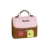 Маленькая сумка для макияжа House - кофейного цвета