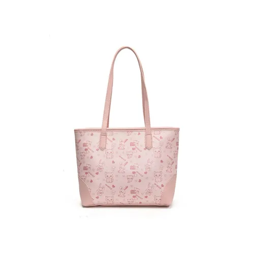 MINLUBAOLUO ПУ (полиуретан) Сумка-тоут Сумка через плечо Женская Розовая Белая