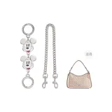 [Серебряный] Микки Маус Удлинитель Цепочки + Цепочка с Застежкой + Декоративная Цепочка