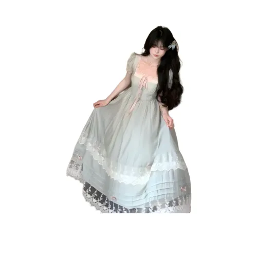 YINLEI Короткое платье с короткими рукавами женское