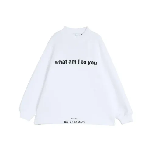 SUNTOMORROW Толстовка 2025 Fall Winter Pearl Bright White Фотиния Серый Подростки