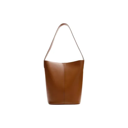 ZARA Коровья кожа Тоут Сумка Сумка для покупок Сумка на плечо Мужская Коричневая