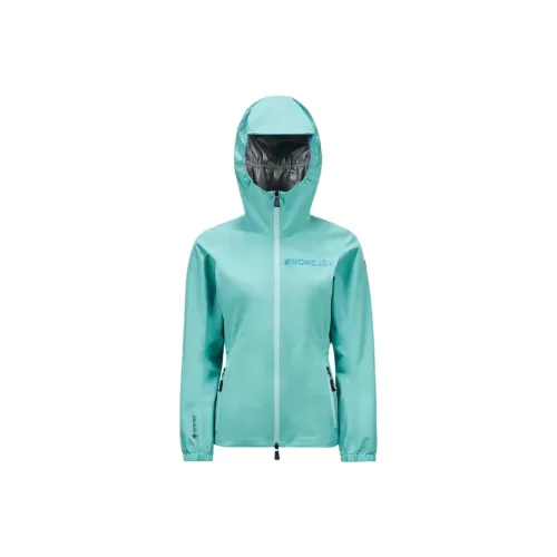 Moncler Куртки и Пальто Женские Аква Зеленый
