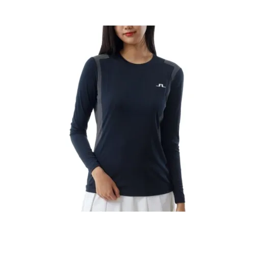 J.Lindeberg Темно-синие мужские футболки T